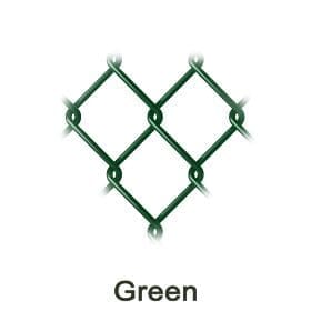 Vinyl Coated Green Chain Link Fence