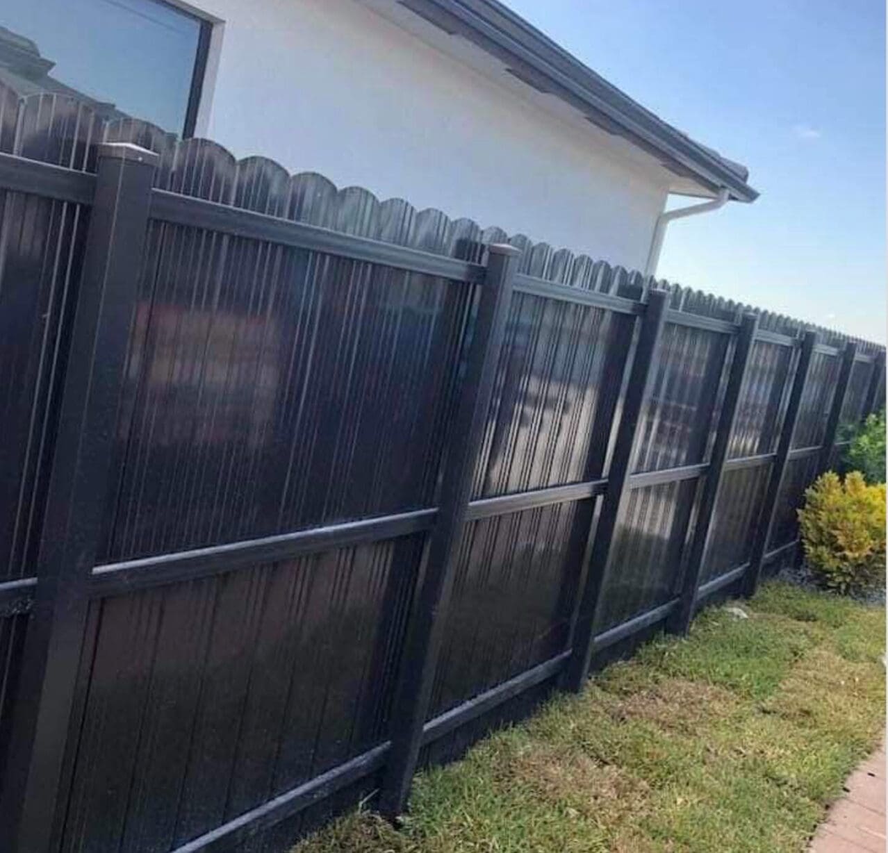 Black Vinyl Fence