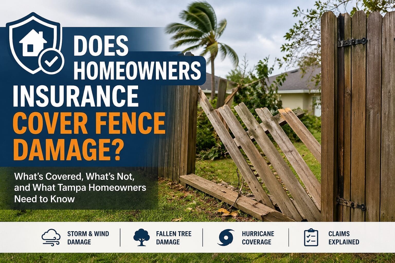 Does Homeowners Insurance Cover Fence Damage